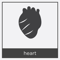 heart icon isolated on white background