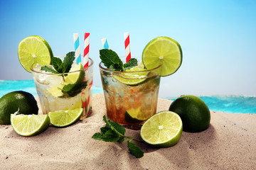 Lemon Fruit Lime Caipirinha of Brazil