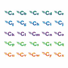 alphabet, font design for initial, typography and logo