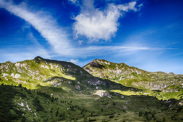 Fototapeta na wymiar Beautyfull mountain landscape in Bagolino, Brescia