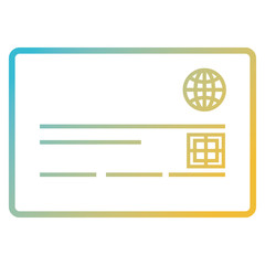 credit card isolated icon vector illustration design