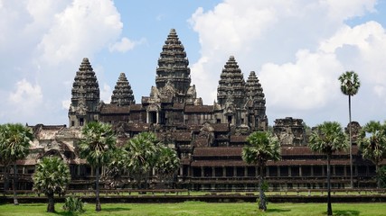 Angkor Wat Tempel in Kambodscha - obrazy, fototapety, plakaty
