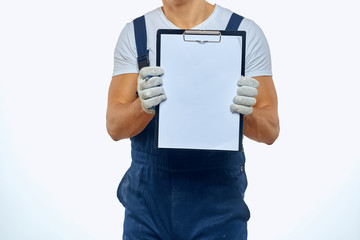 doctor with clipboard