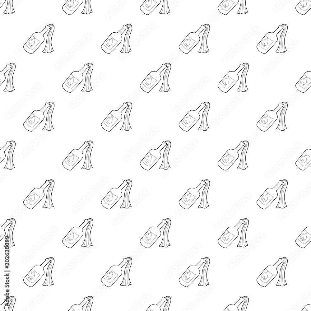 Poster molotov cocktail pattern vector seamless repeating for any web design