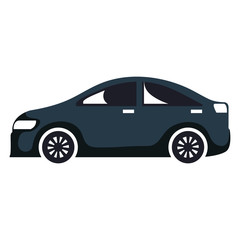 Obraz na płótnie Canvas car sedan vehicle icon vector illustration design