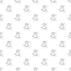Pirate parrot pattern vector seamless repeating for any web design