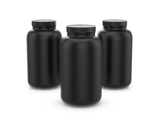 Whey protein containers