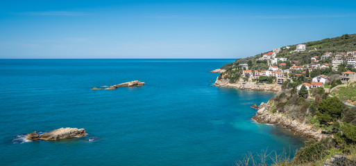Naklejka na ściany i meble Beautiful coast of Adriatic sea