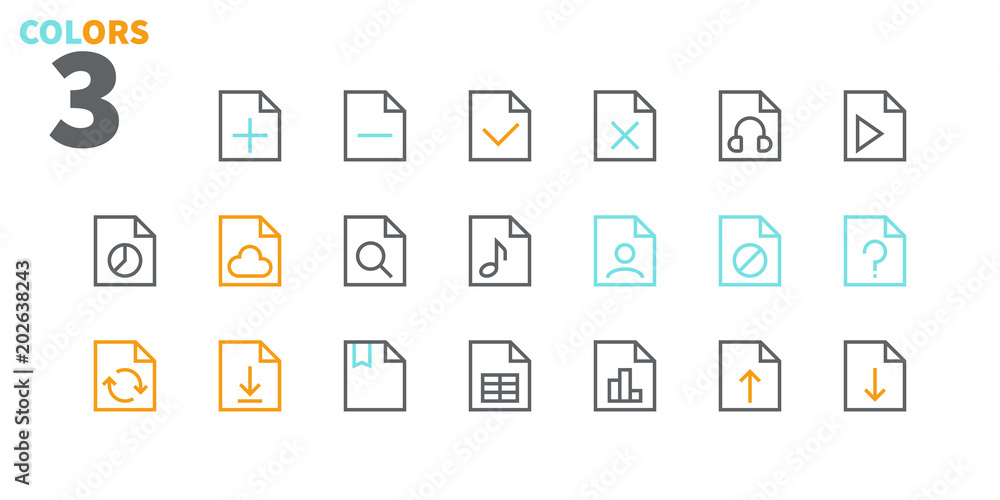 Poster file ui pixel perfect well-crafted vector thin line icons 48x48 ready for 24x24 grid for web graphic