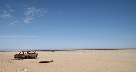 Empty road in Namibia