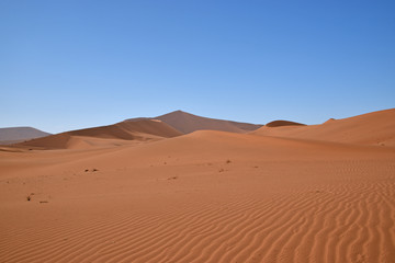 Fototapeta na wymiar Sand dunes at Sossusvlei