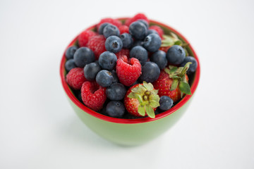 Close-up of various fruits in bowl