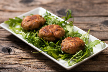 delicious italian meatballs on a plate