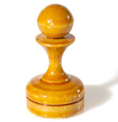 Chess pieces on white