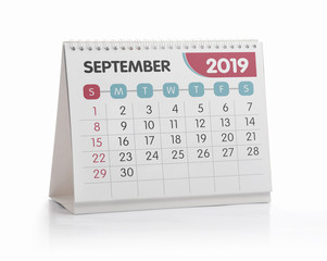 Office Calendar 2019 September