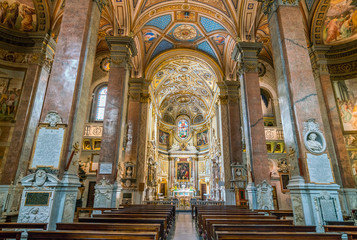 Fototapeta na wymiar Church of Santa Maria dell'Anima, in Rome, Italy.