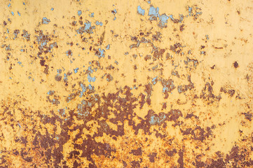 Dirty rusty painted metal texture.