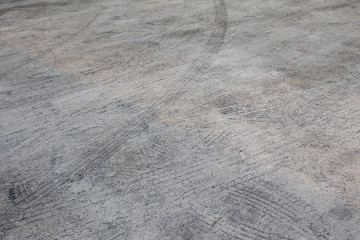 Fototapeta premium Dusty road in countryside close up background.