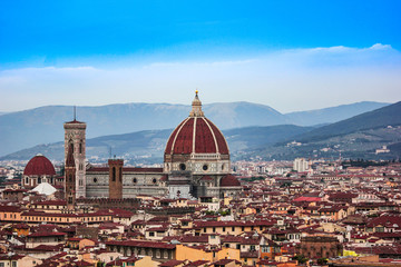 Fototapeta na wymiar Florence Duomo Day