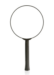 Magnifying glass  isolated on white background