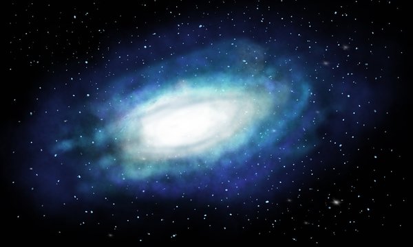 Nebula night sky space illustration
