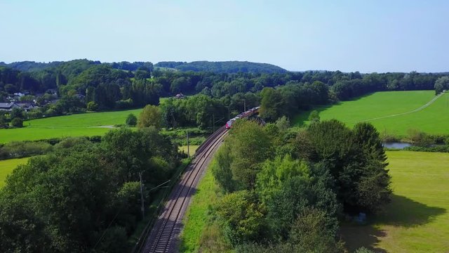 Bahndstrecke im Siegtal mit CG