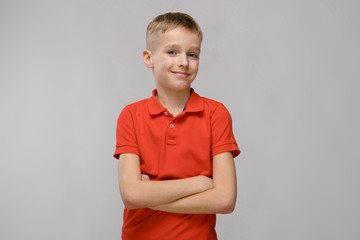 Teenage boy in T-shirt