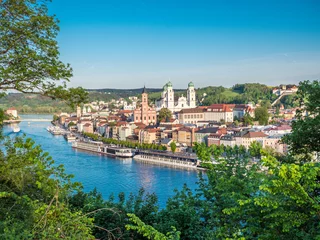 Foto op Plexiglas Stadtansicht von Passau in Bayern © Animaflora PicsStock