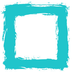 Fototapeta premium Blank frame by brushstroke texture