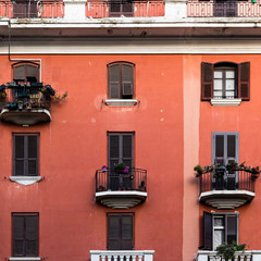 Fototapeta na wymiar Apartments in the city center