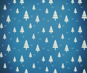 Digitally generated Christmas tree pattern wallpaper 