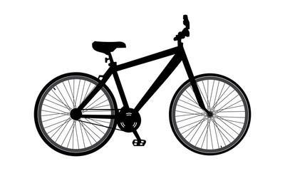  bike silhouette vector