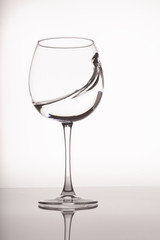 glass, wine, empty, drink, white, 