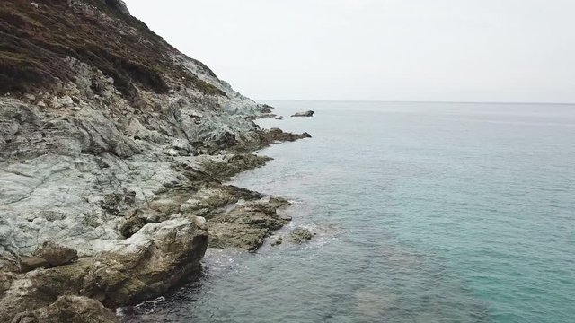 Drone footage in Corsica - 4k - Aerial view