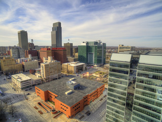 Omaha is a Major Urban Center and largest City in the State of Nebraska - obrazy, fototapety, plakaty