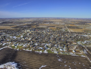 Bryant is a Small Farming Town in South Dakota by Huron