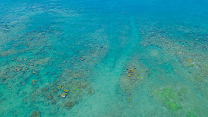 aerial view landscape of water  Sea