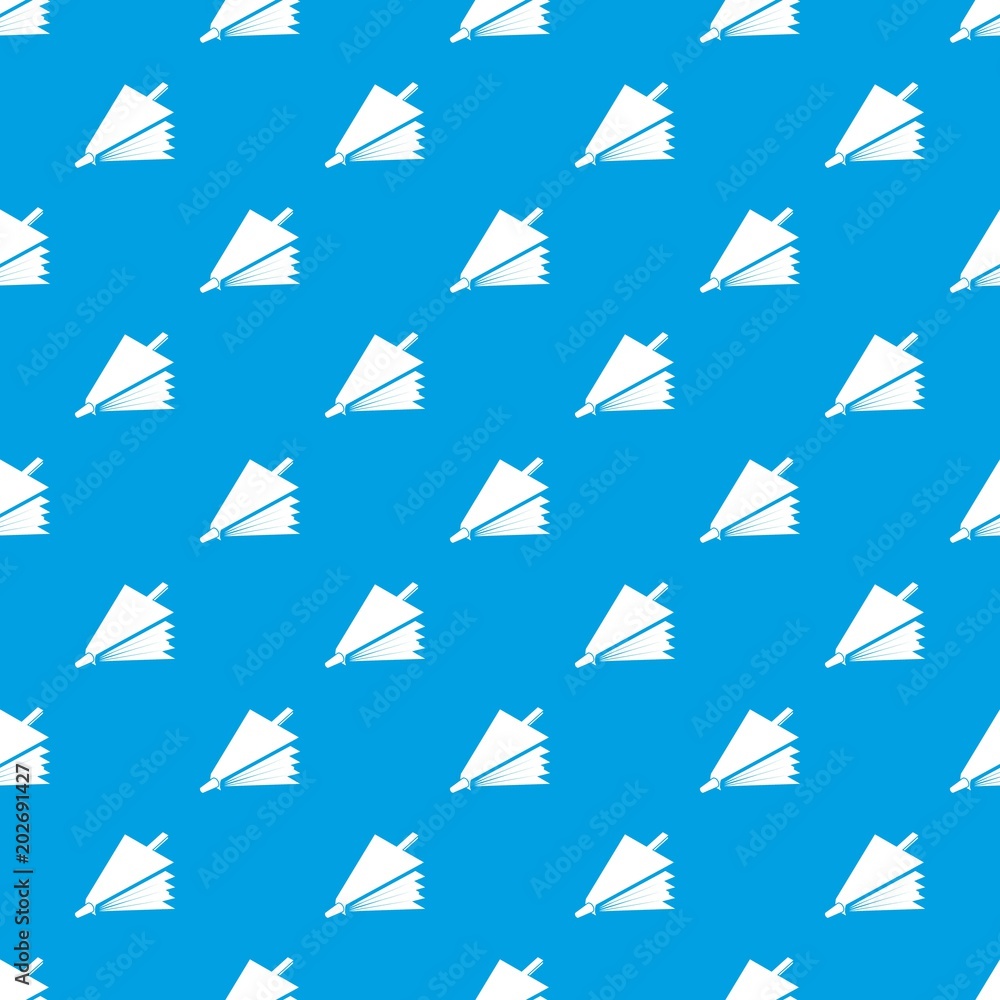 Poster fire bellows pattern vector seamless blue repeat for any use