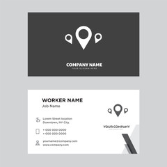 store locator business card design