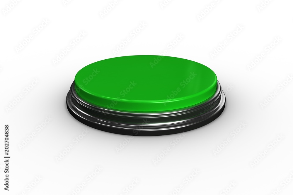 Poster digitally generated green push button