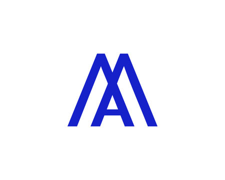 ma letter logo