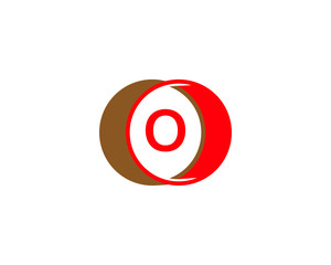 o letter circle logo