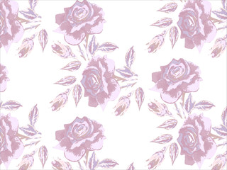 vector design. Pink roses wallpaper