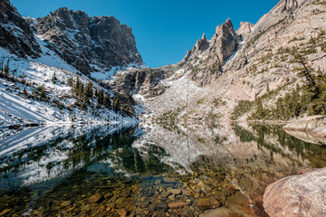 Fototapeta na wymiar Emerald Lake, Rocky Mountains, Colorado, USA.