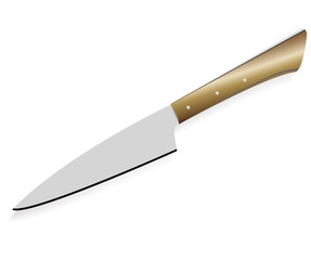 vector image of a kitchen knife
