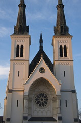 Fototapeta na wymiar Church in Ostrava-Privoz