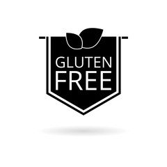 Gluten free icon, No gluten / gluten free food label