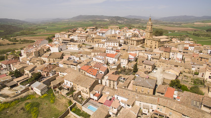 Obraz premium Mendigorria is a beautiful village in Navarre province, Spain