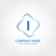 Letter I Logo Design