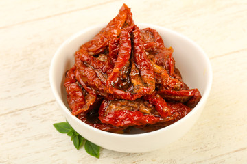 Dried tomato in olive oil